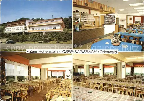 Ober Kainsbach Gasthaus Zum Hohenstein  Kat. Reichelsheim (Odenwald)
