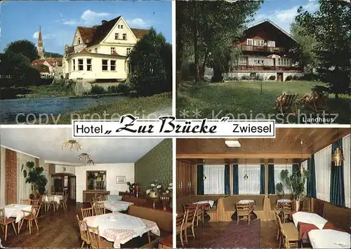 Zwiesel Niederbayern Hotel Zur Bruecke  Kat. Zwiesel