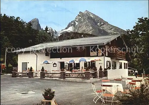 Hintergern Alpengasthof Duerrlehen  Kat. Berchtesgaden