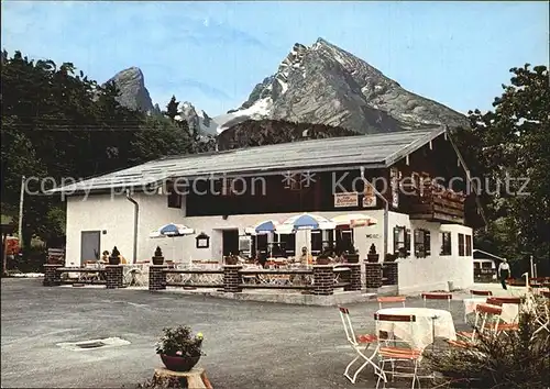 Hintergern Alpengasthof Duerrlehen Kat. Berchtesgaden