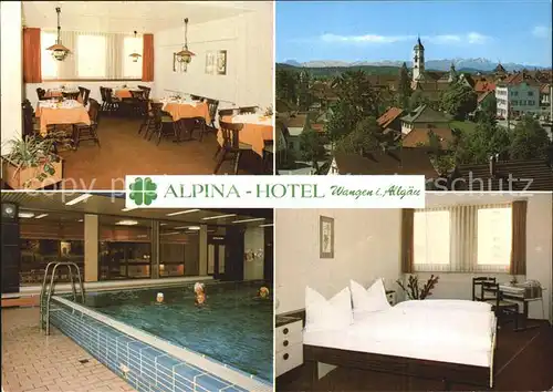Wangen Allgaeu Alpina Hotel  Kat. Wangen im Allgaeu