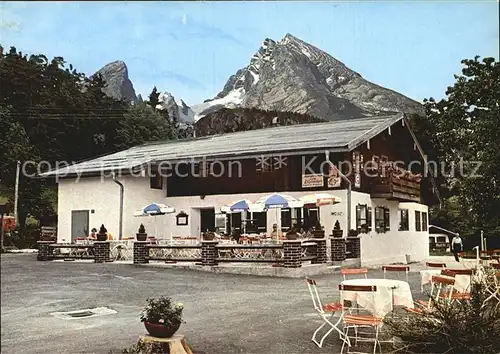 Hintergern Alpengasthof Duerrlehen  Kat. Berchtesgaden