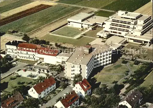 Bad Mergentheim Sanatorium Dr Voetisch mit Deutsch Orden Gymnasium Fliegeraufnahme Kat. Bad Mergentheim