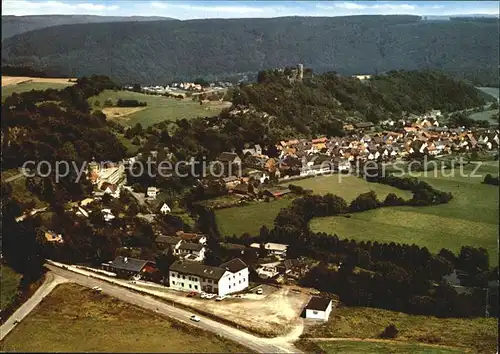 Helmarshausen Fliegeraufnahme Kat. Bad Karlshafen