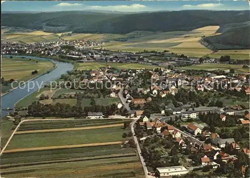 Lippoldsberg Fliegeraufnahme Kat. Wahlsburg