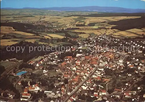 Neukirchen Knuellgebirge Fliegeraufnahme Kat. Neukirchen