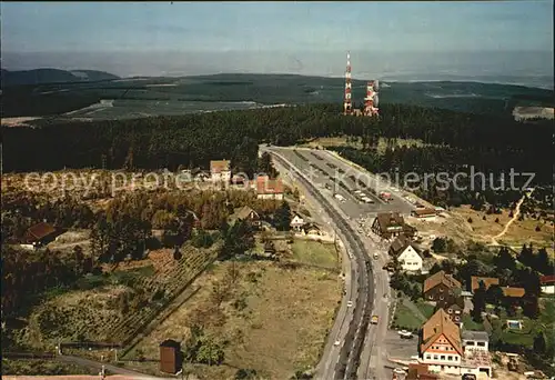 Torfhaus Harz Sporthotel Brockenblick Fliegeraufnahme Kat. Altenau