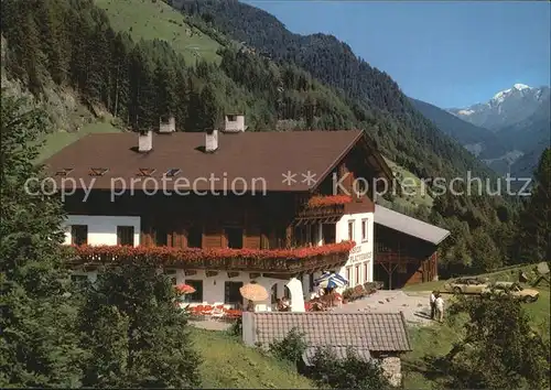 Johann Ahrntal St Berggasthof Pension Platterhof Kat. Italien