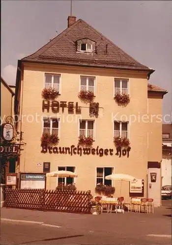 Muenchberg Oberfranken Hotel Braunschweiger Hof Kat. Muenchberg