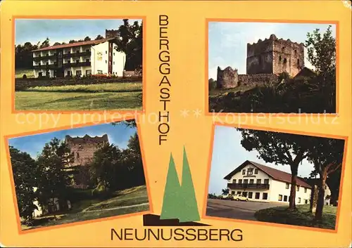 Neunussberg Burg Burggasthof Sterr mit Gaestehaus Burgfried Kat. Viechtach
