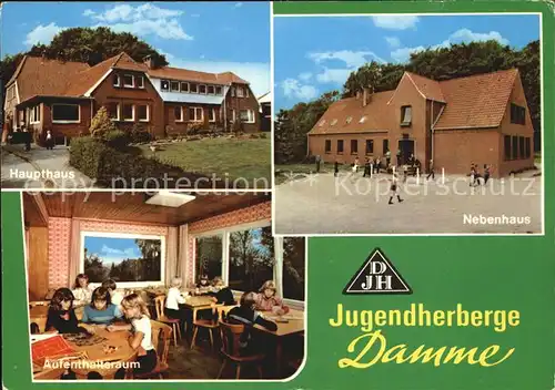 Damme Duemmer Jugendherberge Haupthaus Nebenhaus Aufenthaltsraum Kat. Damme