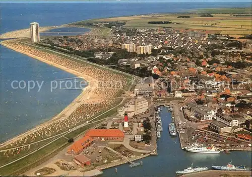 Buesum Nordseebad Fliegeraufnahme Kat. Buesum