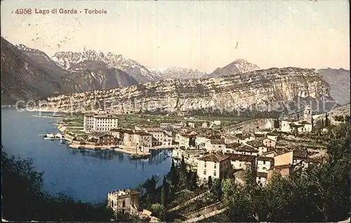 Torbole Lago di Garda Gesamtansicht  Kat. Italien