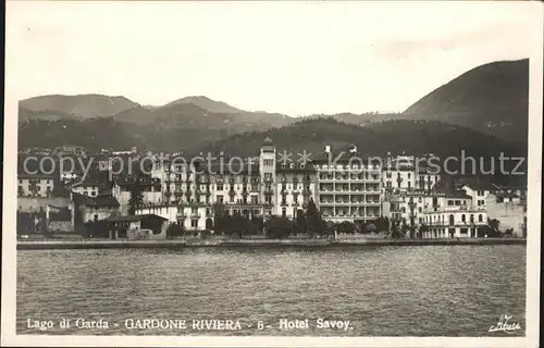 Gardone Riviera Lago di Garda Hotel Savoy Kat. Italien