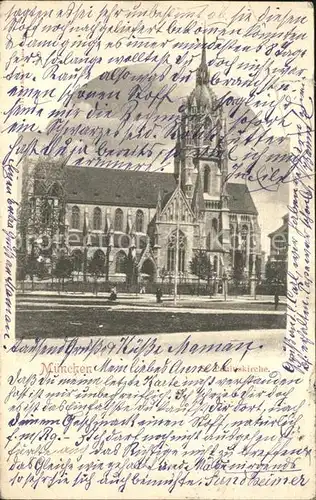 Muenchen St Pauluskirche Kat. Muenchen