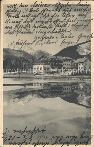 Bad Wiessee Hotel Seegarten am Tegernsee Alpenblick Kat. Bad Wiessee