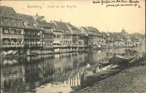 Bamberg Partie an der Regnitz Kat. Bamberg