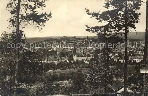 Iserlohn Blick zur Stadt Trinks Postkarte Kat. Iserlohn