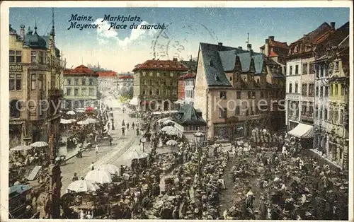 Mainz Rhein Marktplatz