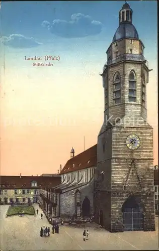 Landau Pfalz Stiftskirche Kat. Landau in der Pfalz