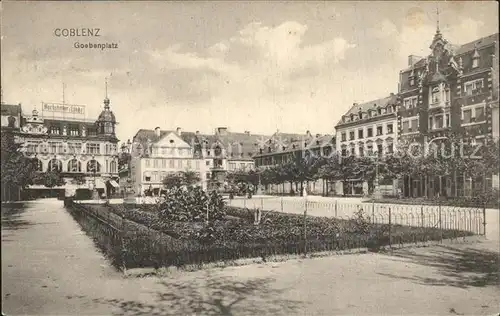 Coblenz Koblenz Goebenplatz Kat. Koblenz Rhein