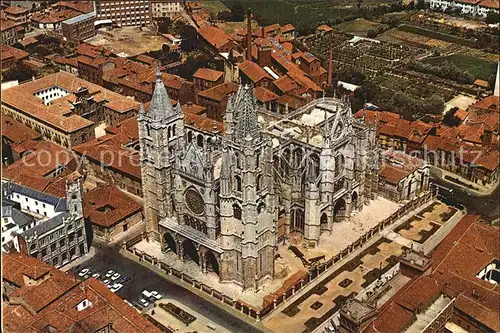 Leon Kathedrale Luftaufnahme Kat. Leon