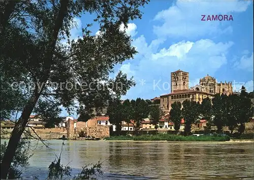 Zamora Spanien Kathedrale River Duero Kat. Spanien