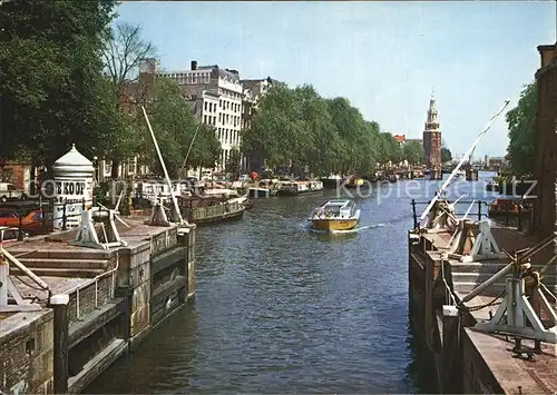 Amsterdam Niederlande Sankt Anthonie Schleusen Montelbaansturm Kat. Amsterdam