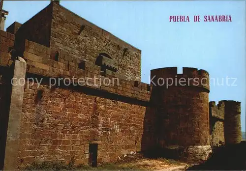 Zamora Spanien Puebla de Sanabria Schloss Kat. Spanien