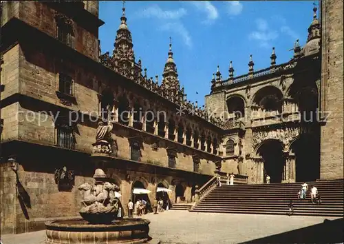 Santiago de Compostela La Coruna Plaza de las Platerias Kat. Santiago de Compostela