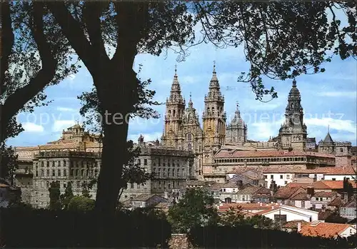 Santiago de Compostela Kathedrale Stadtansicht Kat. Santiago de Compostela