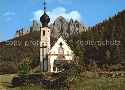 Villnoess Sankt Johann Kat. Bozen Suedtirol