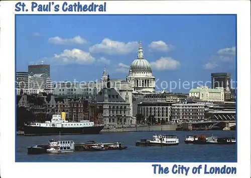 London St Paul Kathedrale Kat. City of London