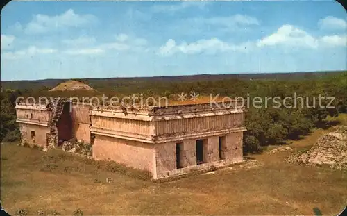 Uxmal Yucatan Archaeologische Ruinen Kat. Merida