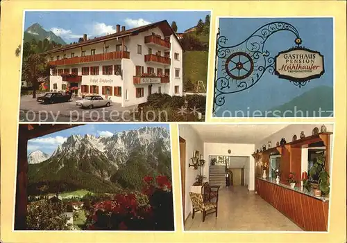 Mittenwald Karwendel Tirol Hotel Muehlhauser  Kat. Schwaz