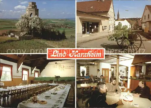 Harxheim Pfalz Gasthaus Lind  Kat. Zellertal