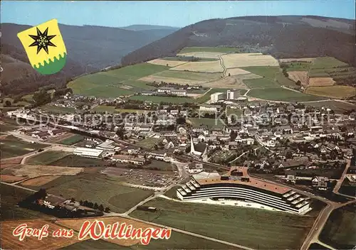 Willingen Sauerland Fliegeraufnahme  Kat. Willingen (Upland)