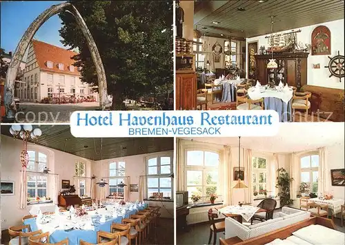 Vegesack Hotel Havehaus  Kat. Bremen