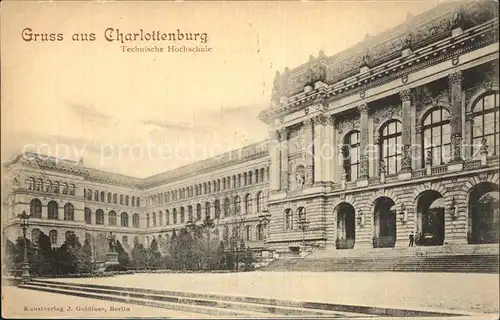 Berlin Charlottenburg Technische Hochschule Kat. Berlin