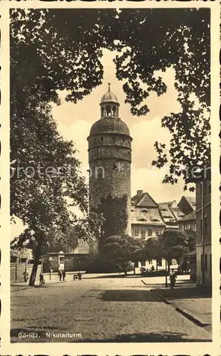 Goerlitz Sachsen Nikolaiturm Kat. Goerlitz