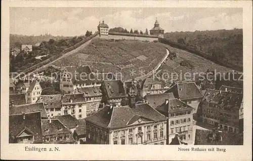 Esslingen Neckar Neues Rathaus Burg Kat. Esslingen am Neckar