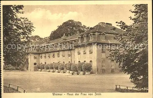 Weimar Thueringen Haus der Frau von Stein Kat. Weimar