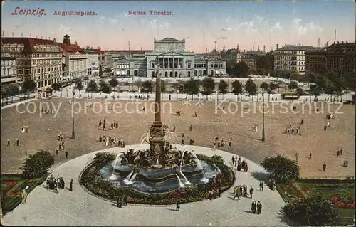 Leipzig Augustusplatz Neues Theater Kat. Leipzig