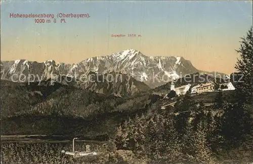 Hohenpeissenberg Zugpspitze Kat. Hohenpeissenberg