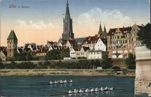 Ulm Donau Muenster Stadtansicht Kat. Ulm