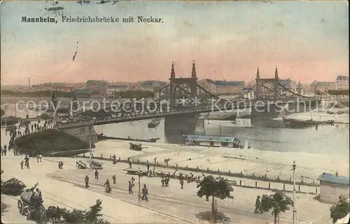 Mannheim Friedrichsbruecke Kat. Mannheim