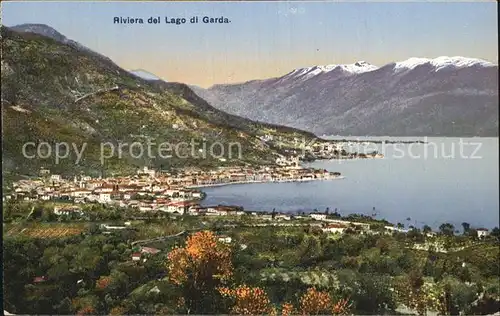 Gardone Riviera Lago di Garda Panorama  Kat. Italien