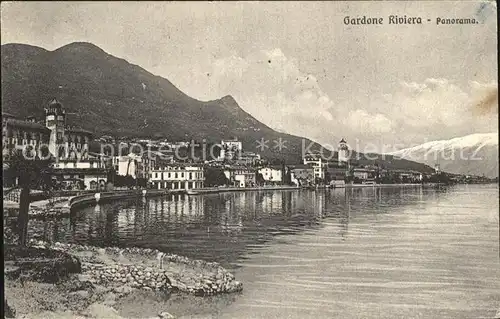 Gardone Riviera Lago di Garda Panorama  Kat. Italien