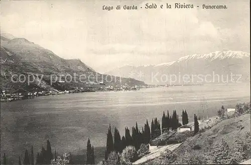 Salo Lago di Garda Panorama  Kat. 