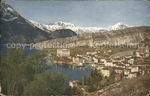 Torbole Lago di Garda Gegen Nord Westen Kat. Italien